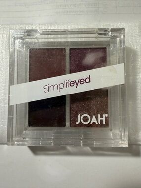 JOAH Simplifeyed Eyeshadow Palette - Deep Plum and Mauve